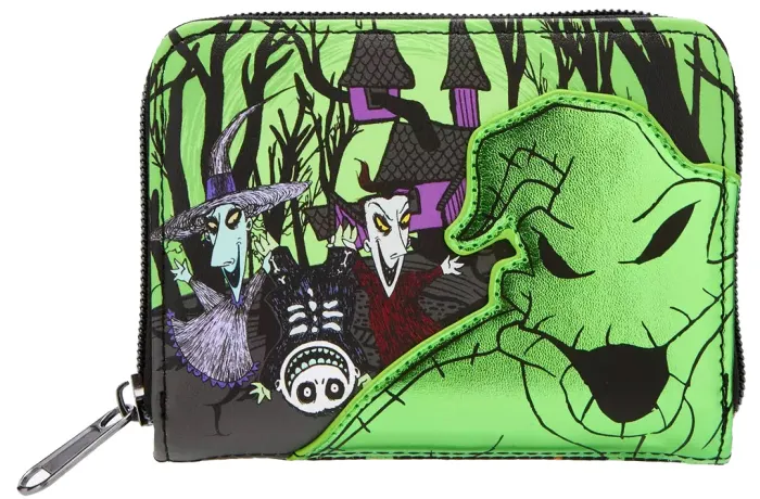 Portefeuille zippé Oogie Boogie Métallique Loungefly