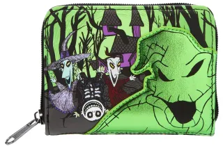 Portefeuille zippé Oogie Boogie Métallique Loungefly