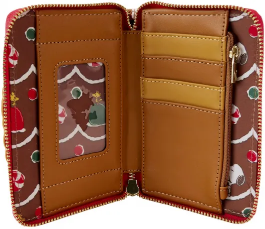 Portefeuille zippé Parfumé Couronne en pain d&#039;épices Loungefly