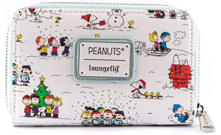 Portefeuille zippé Snoopy Bonnes Vacances Impression Intégrale Loungefly