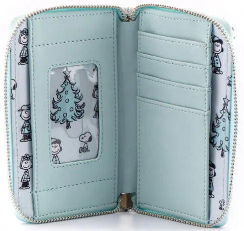 Portefeuille zippé Snoopy Bonnes Vacances Impression Intégrale Loungefly