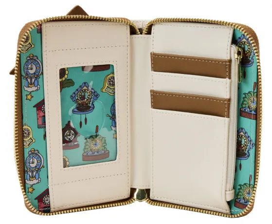 Portefeuille zippé Pendule à coucou Loungefly