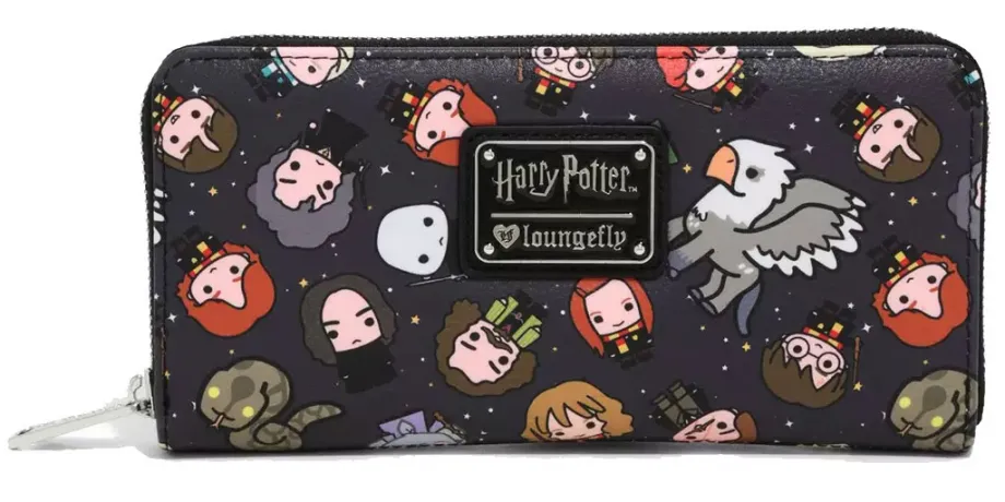 Portefeuille zippé Personnages Chibi Loungefly