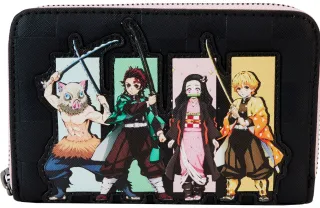 Portefeuille zippé Personnages de l&#039;Anime Loungefly