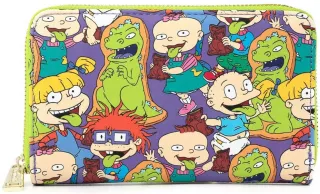 Portefeuille zippé Personnages Les Razmoket Loungefly