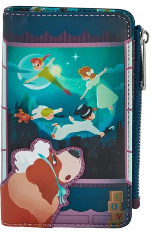 Portefeuille zippé Peter Pan Scène Loungefly