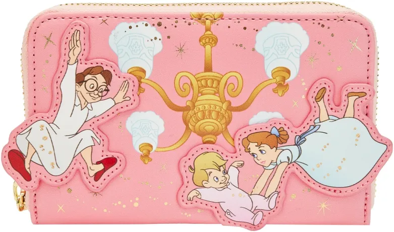 Portefeuille zippé Peter Pan Vous pouvez voler 70ème Anniversaire Loungefly