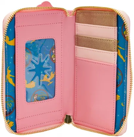 Portefeuille zippé Peter Pan Vous pouvez voler 70ème Anniversaire Loungefly