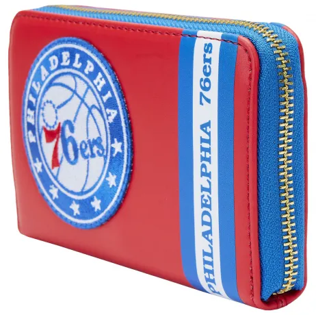 Portefeuille zippé Philadelphia 76ers Patch Icons Loungefly
