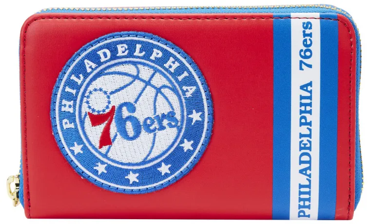 Portefeuille zippé Philadelphia 76ers Patch Icons Loungefly