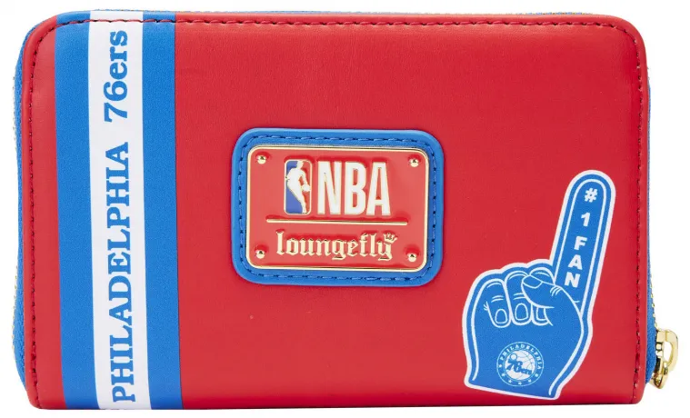 Portefeuille zippé Philadelphia 76ers Patch Icons Loungefly