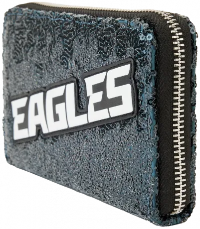 Portefeuille zippé Philadelphia Eagles Sequin Loungefly