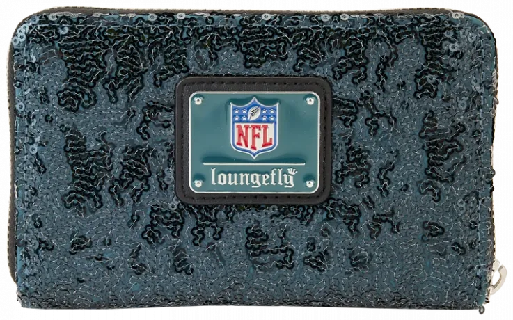 Portefeuille zippé Philadelphia Eagles Sequin Loungefly