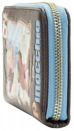 Portefeuille zippé Livre Classique Pinocchio Loungefly