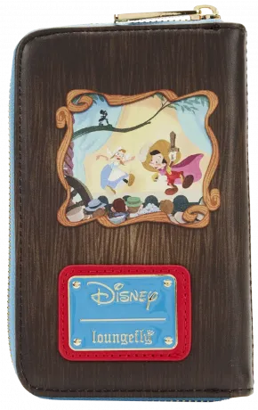 Portefeuille zippé Livre Classique Pinocchio Loungefly
