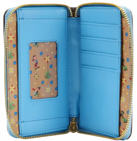 Portefeuille zippé Livre Classique Pinocchio Loungefly