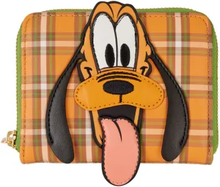 Portefeuille zippé Pluto 95ème Anniversaire Plaid Loungefly