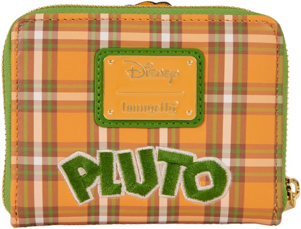 Portefeuille zippé Pluto 95ème Anniversaire Plaid Loungefly