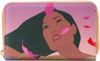Portefeuille zippé Pocahontas Princesse Scène Loungefly