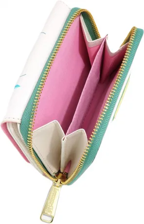 Portefeuille zippé Pokémon dorment sur des fleurs Loungefly