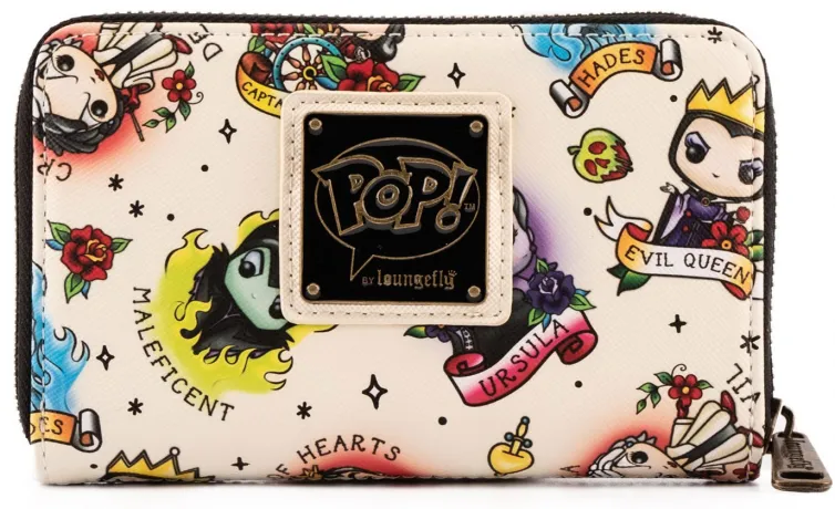 Portefeuille zippé Tatouages Pop! by Loungefly Loungefly