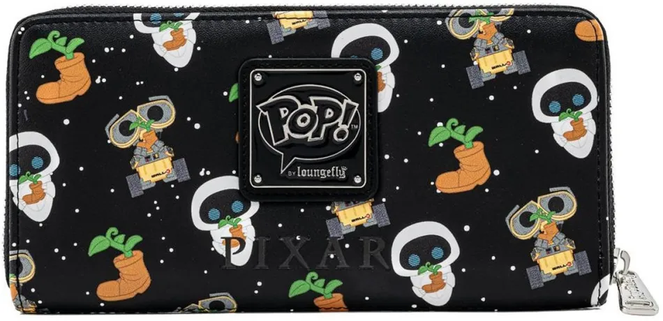 Portefeuille zippé Pop! by Loungefly Wall-E et Eve Journée de la Terre Loungefly