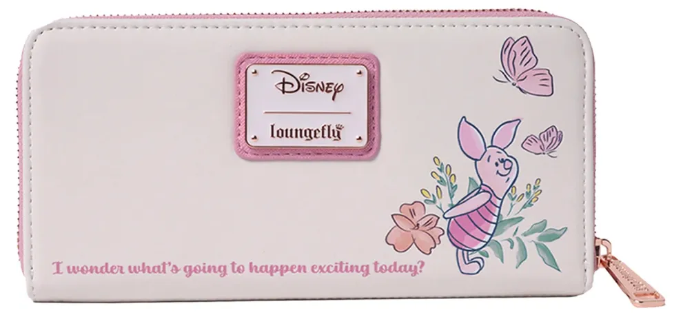 Portefeuille zippé Porcinet Floral Loungefly