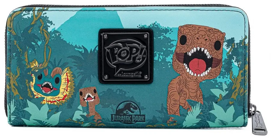 Portefeuille zippé Portes de Jurassic Park Pop! by Loungefly Loungefly