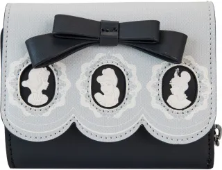 Portefeuille zippé Portraits de Princesses en Porcelaine Camée Loungefly