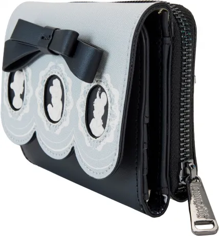 Portefeuille zippé Portraits de Princesses en Porcelaine Camée Loungefly