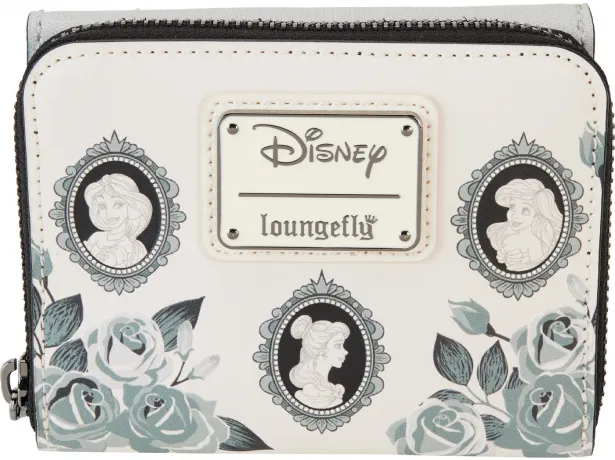 Portefeuille zippé Portraits de Princesses en Porcelaine Camée Loungefly