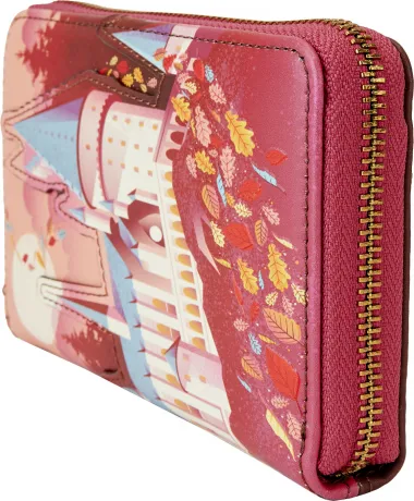 Portefeuille zippé Poudlard Feuilles d&#039;Automne Loungefly