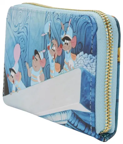 Portefeuille zippé Cendrillon Princesse Scène Loungefly