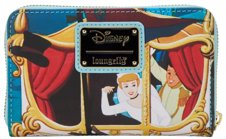 Portefeuille zippé Cendrillon Princesse Scène Loungefly