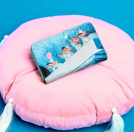 Portefeuille zippé Cendrillon Princesse Scène Loungefly