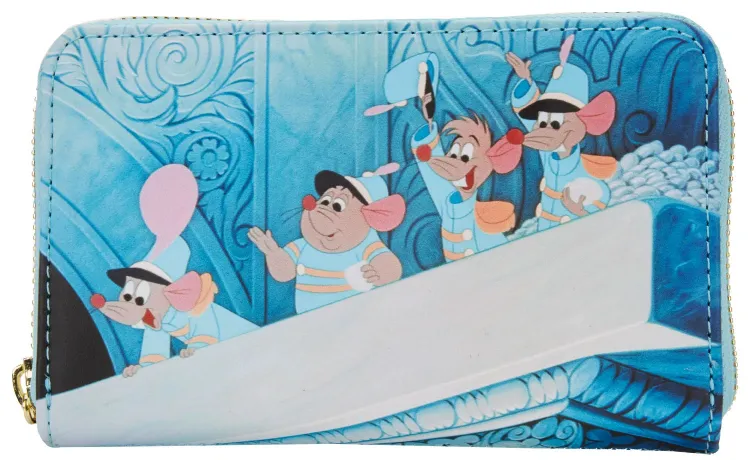 Portefeuille zippé Cendrillon Princesse Scène Loungefly