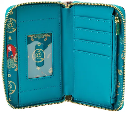 Portefeuille zippé Princesse Merida Scènes Loungefly