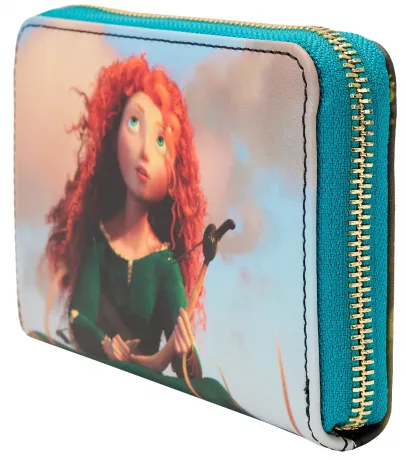 Portefeuille zippé Princesse Merida Scènes Loungefly