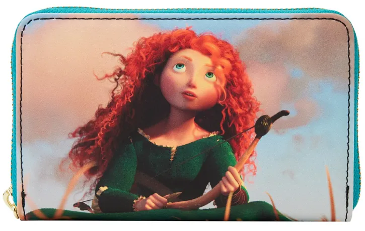 Portefeuille zippé Princesse Merida Scènes Loungefly