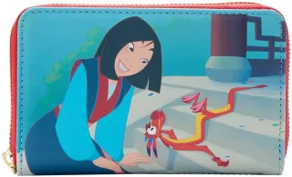 Portefeuille zippé Mulan Princesse Scène Loungefly