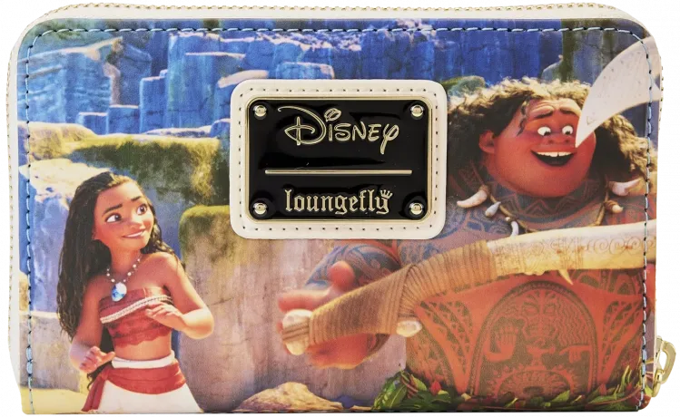 Portefeuille zippé Princesse Vaiana Scènes Loungefly
