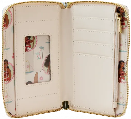 Portefeuille zippé Princesse Vaiana Scènes Loungefly