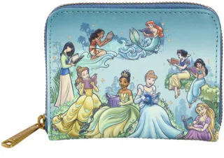 Portefeuille zippé Princesses Lisent Loungefly