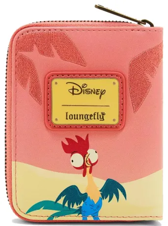 Portefeuille zippé Pua &amp; Hei Hei Coucher de soleil Loungefly