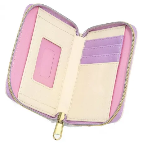 Portefeuille zippé Raiponce et Pascal Loungefly