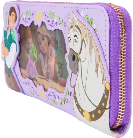 Portefeuille zippé Raiponce Lenticulaire Loungefly