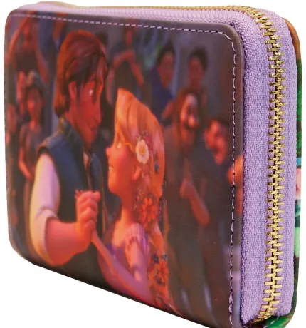 Portefeuille zippé Raiponce Princesse Scène Loungefly