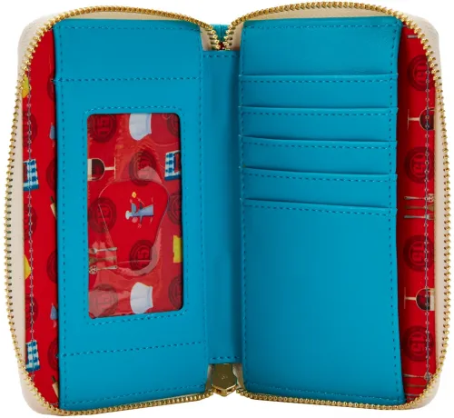 Portefeuille zippé Ratatouille 15ème Anniversaire Gusteau&#039;s Livre de recette Loungefly