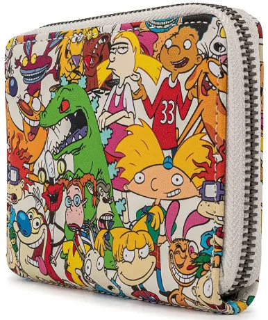 Portefeuille zippé Razmoket Rewind Gang Impression Intégrale Loungefly