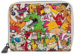 Portefeuille zippé Razmoket Rewind Gang Impression Intégrale Loungefly